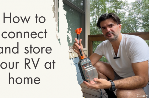 How to Connect and Store Your RV at Home