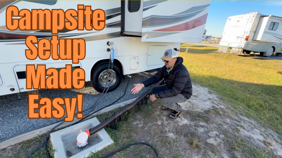 How to Hook Up an RV at a Campsite - Water, Sewer, and Electricity Made Simple